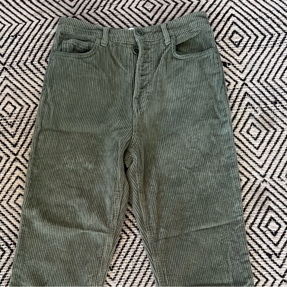 Cynthia Button Fly High Rise Straight Corduroy Pants - Picture 10 of 11